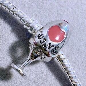 Red Wine Glass Charm fits‎ PANDORA